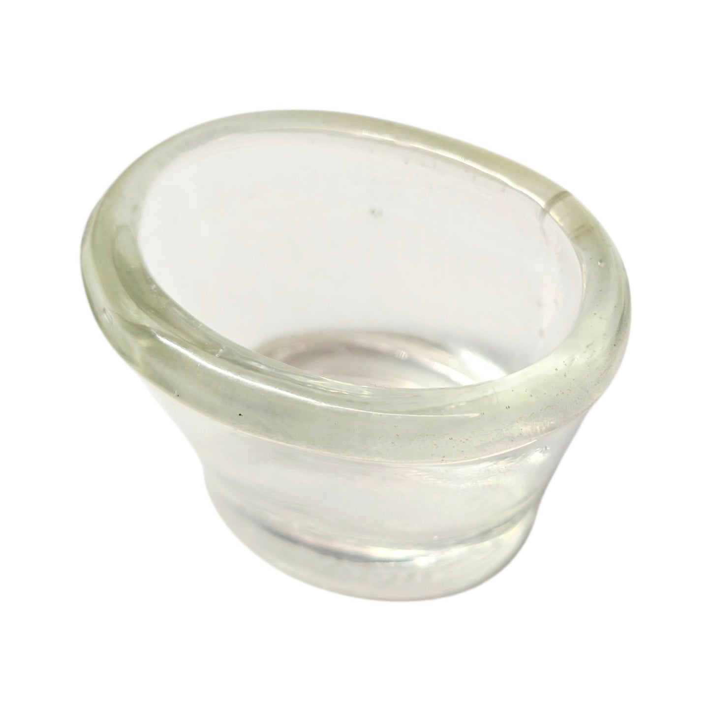 Vintage Flents Thick Glass Eye Wash Cup Miniature Catchall Matchstick Holder