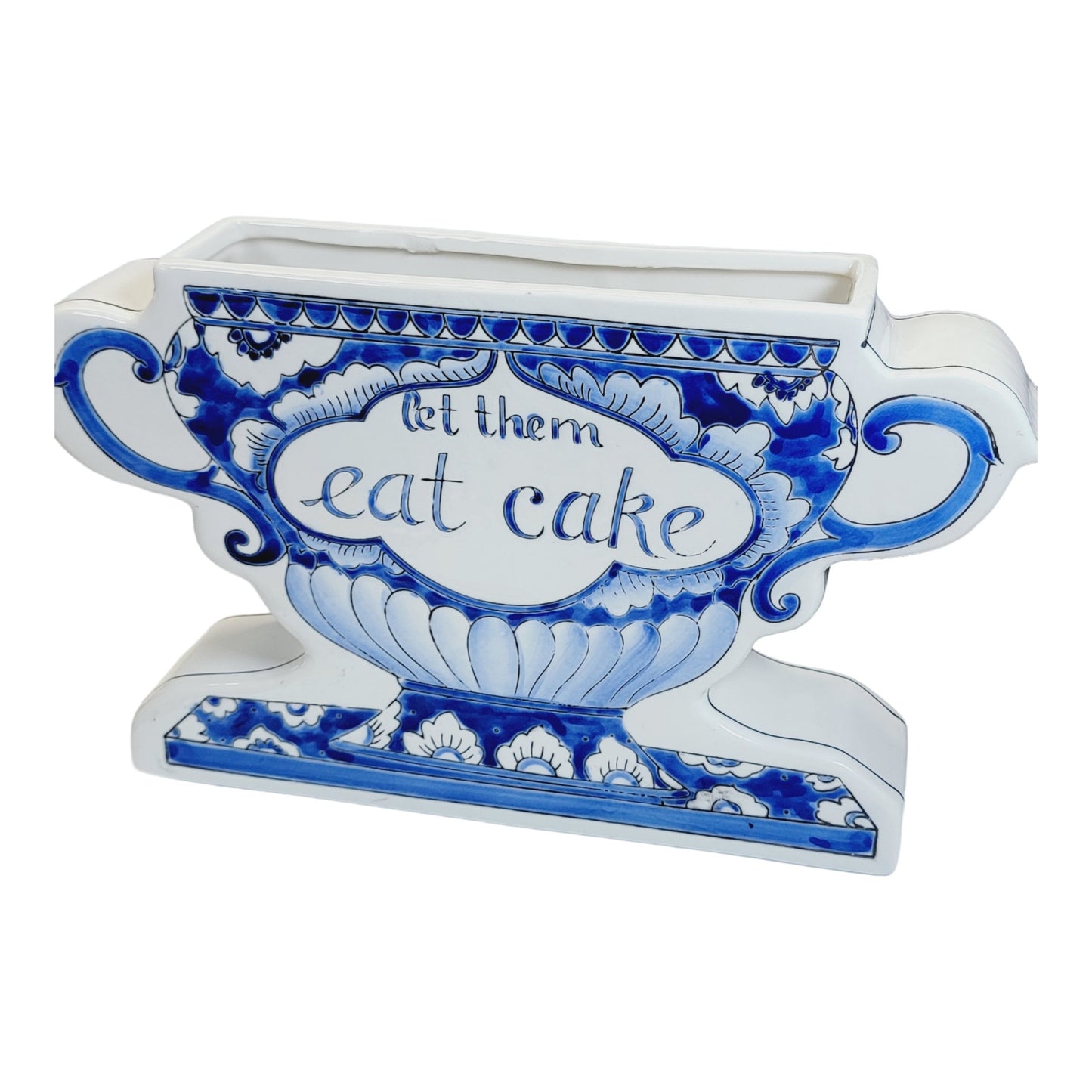 Molly Hatch Anthropologie Vase Let Them Eat Cake FLAW