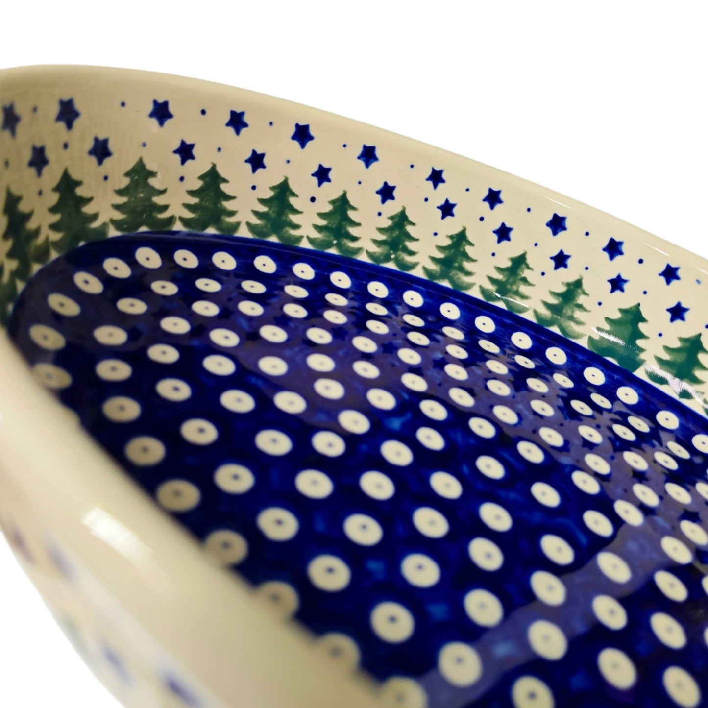 (Reserved for Customer) Boleslawiec Pottery Serving Dish and Double Handle Pot