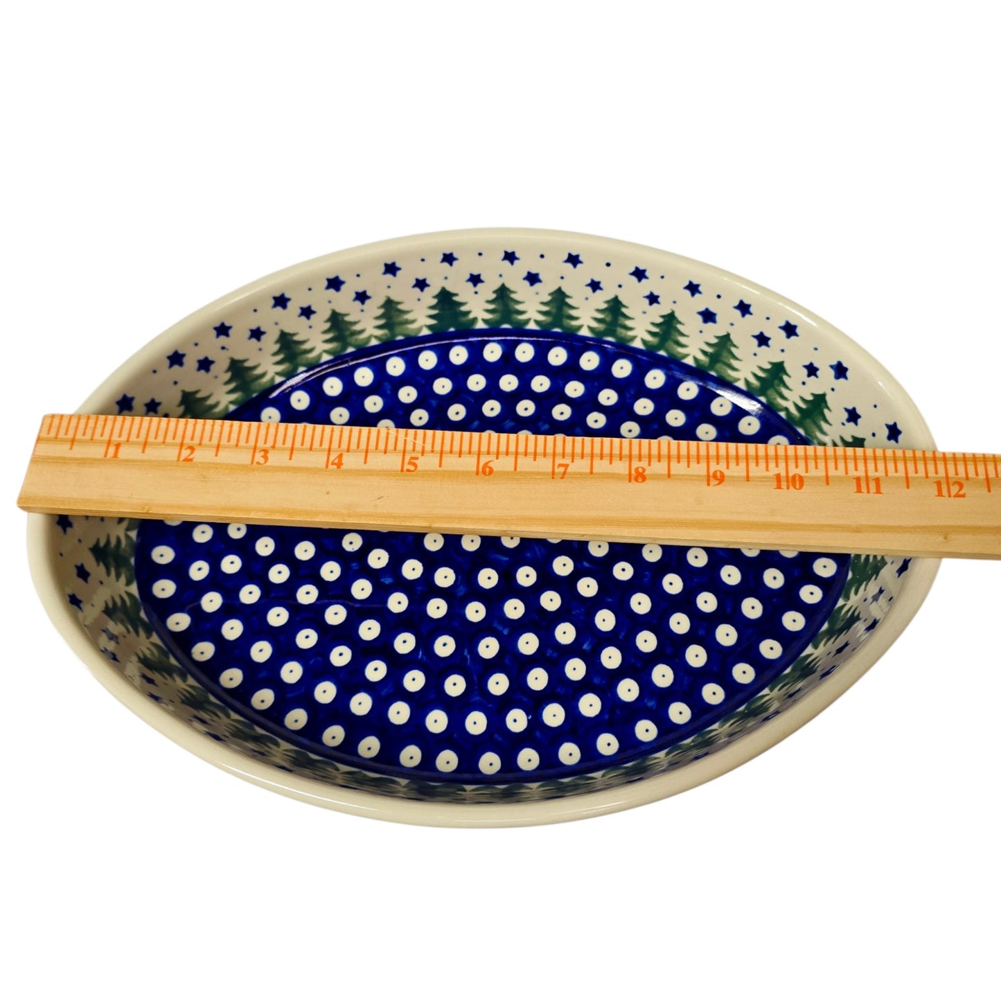 (Reserved for Customer) Boleslawiec Pottery Serving Dish and Double Handle Pot