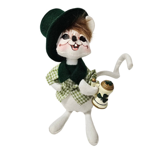 Annalee St. Patrick's Day Leprechaun Mouse 7" 2006 Irish Shamrock Green w/ Tag