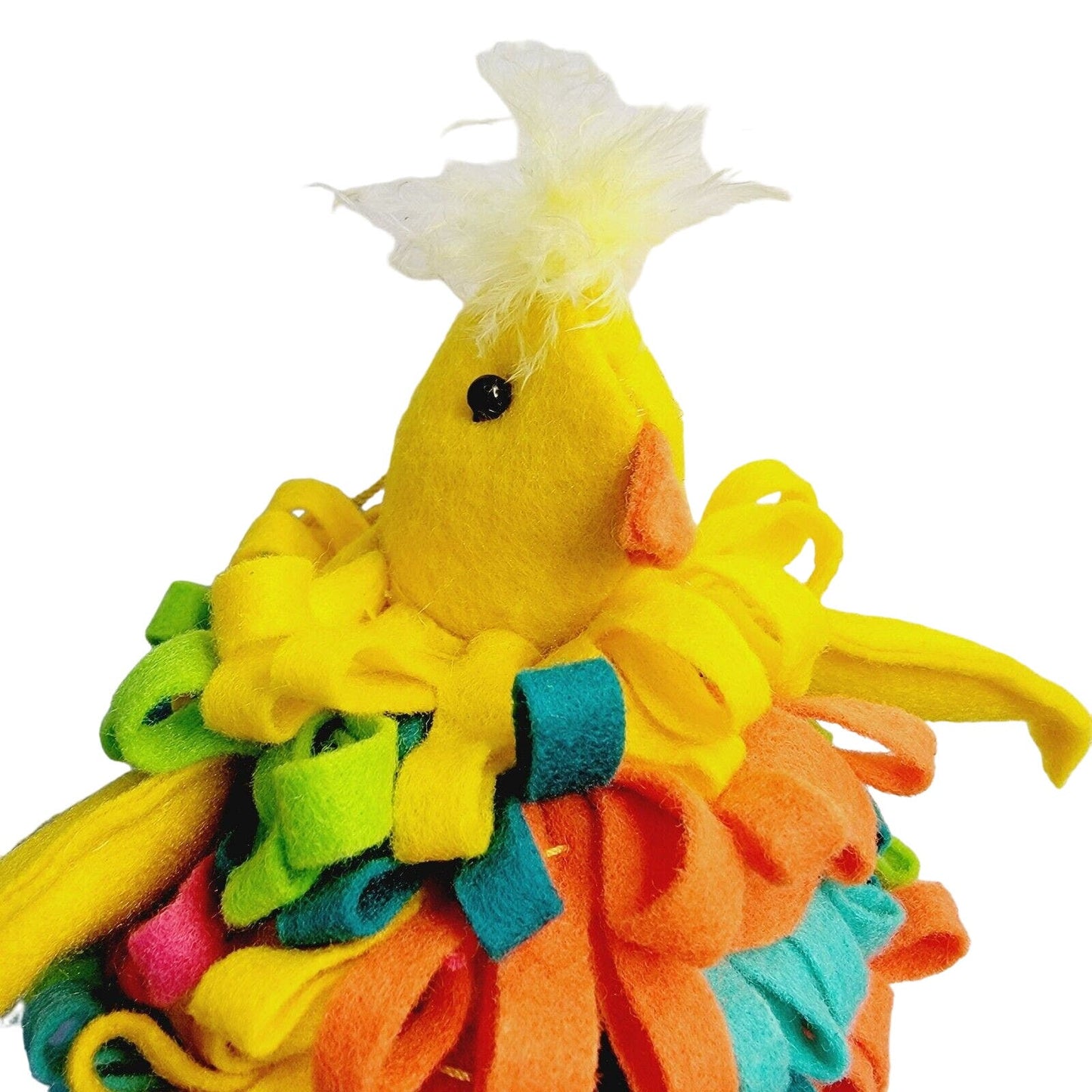 Colorful FELT Easter Chick Bird Decor, Hanging Easter Bird Decor Easter Ornament