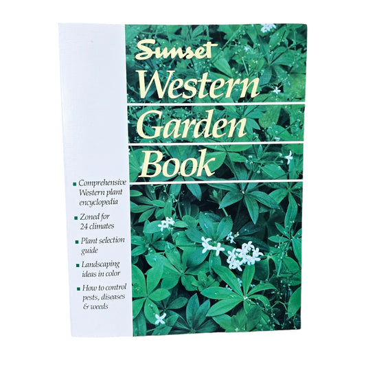 Vintage Sunset Western Garden Book Paperback 1988 Climate Planting Reference