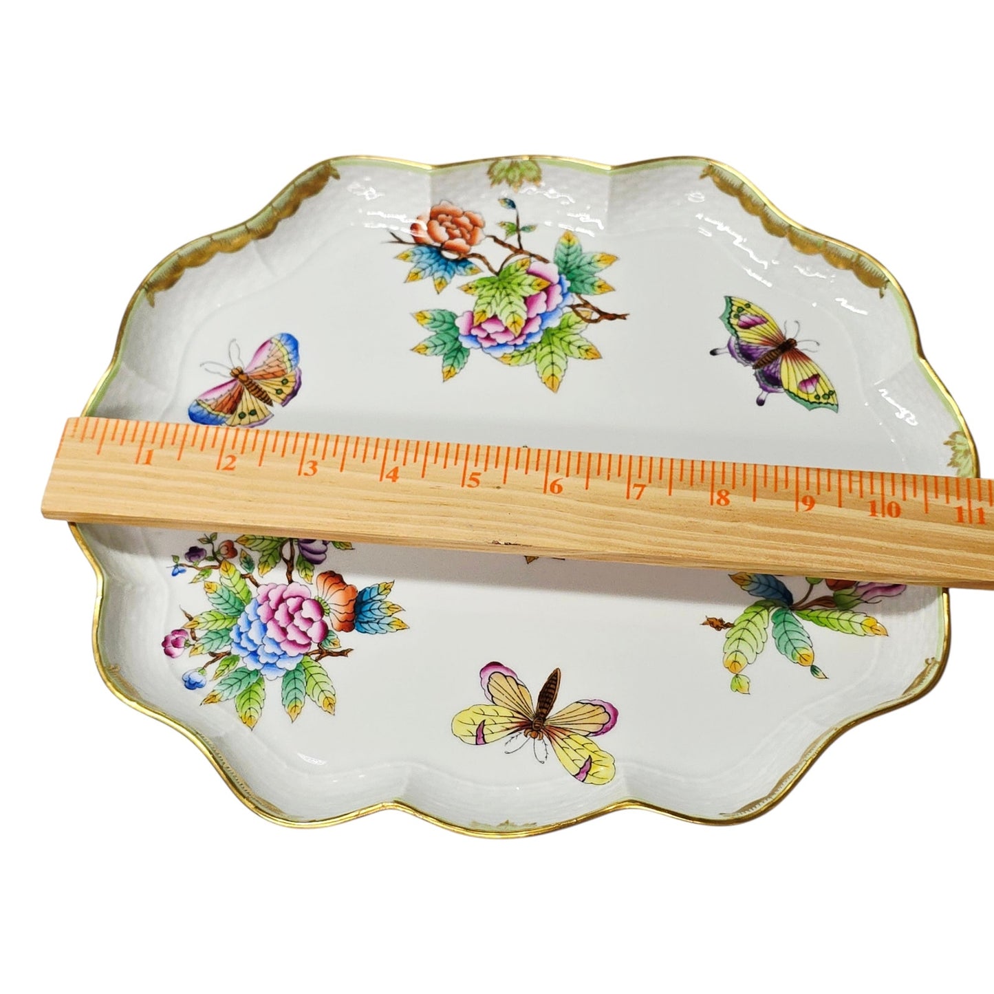 Herend Queen Victoria VBO 4-Pc Set - Pot, Tray, Creamer, Lidded Sugar - 24k Gold