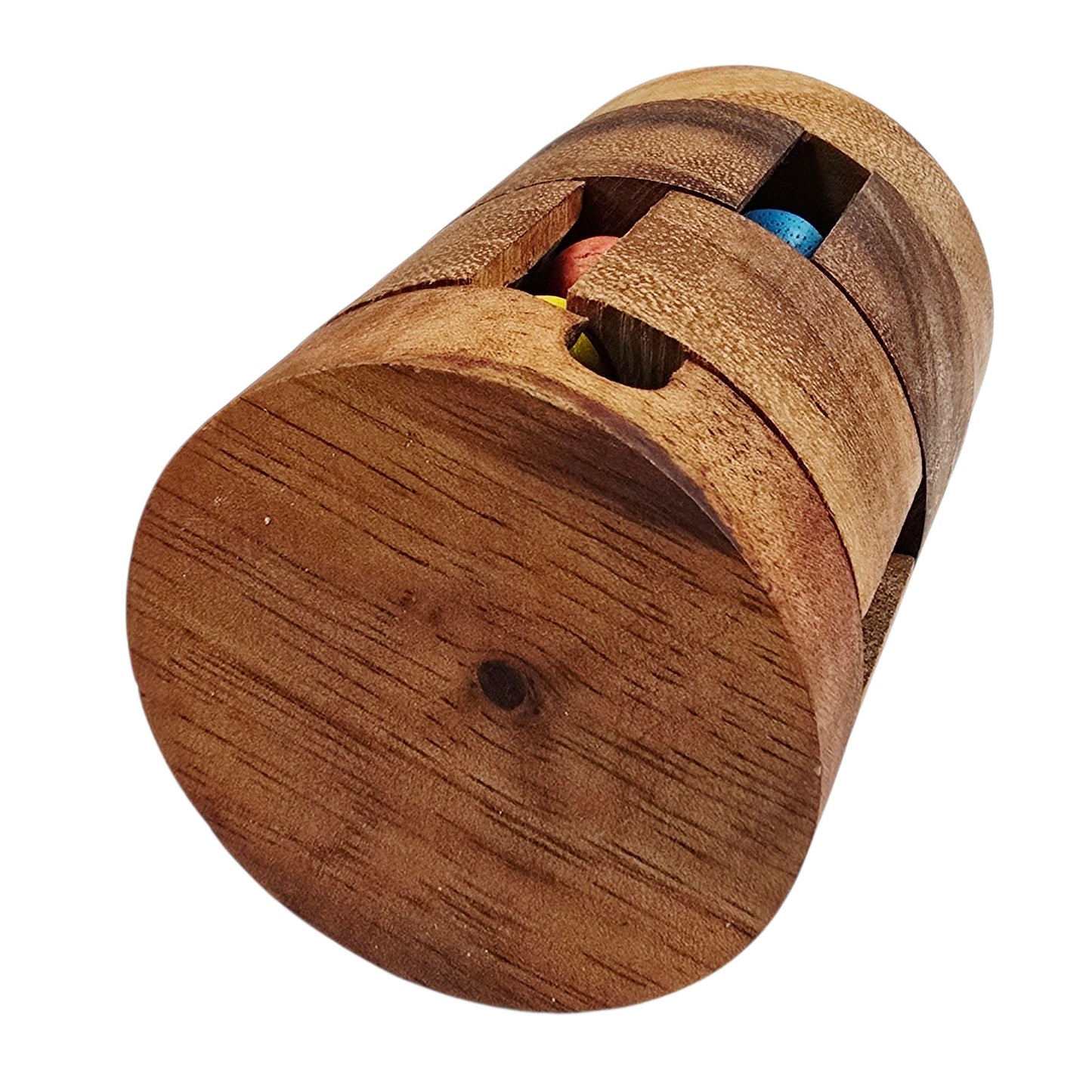 Wooden Rotating Puzzle Brain Teaser Twisting Sliding Logic Game
