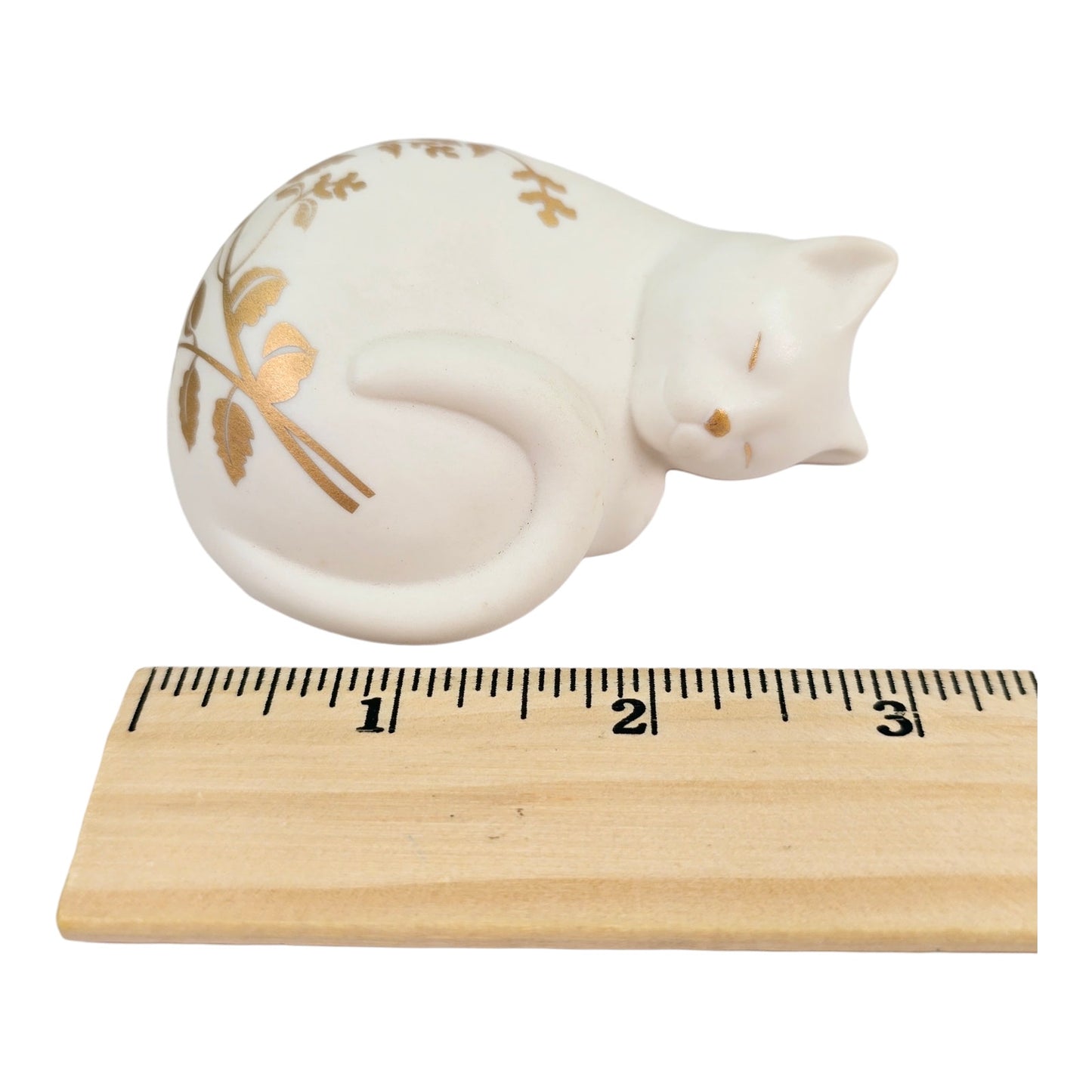 Lenox Porcelain Cat, Lenox Serenity Everyday Wishes Sleeping Cat