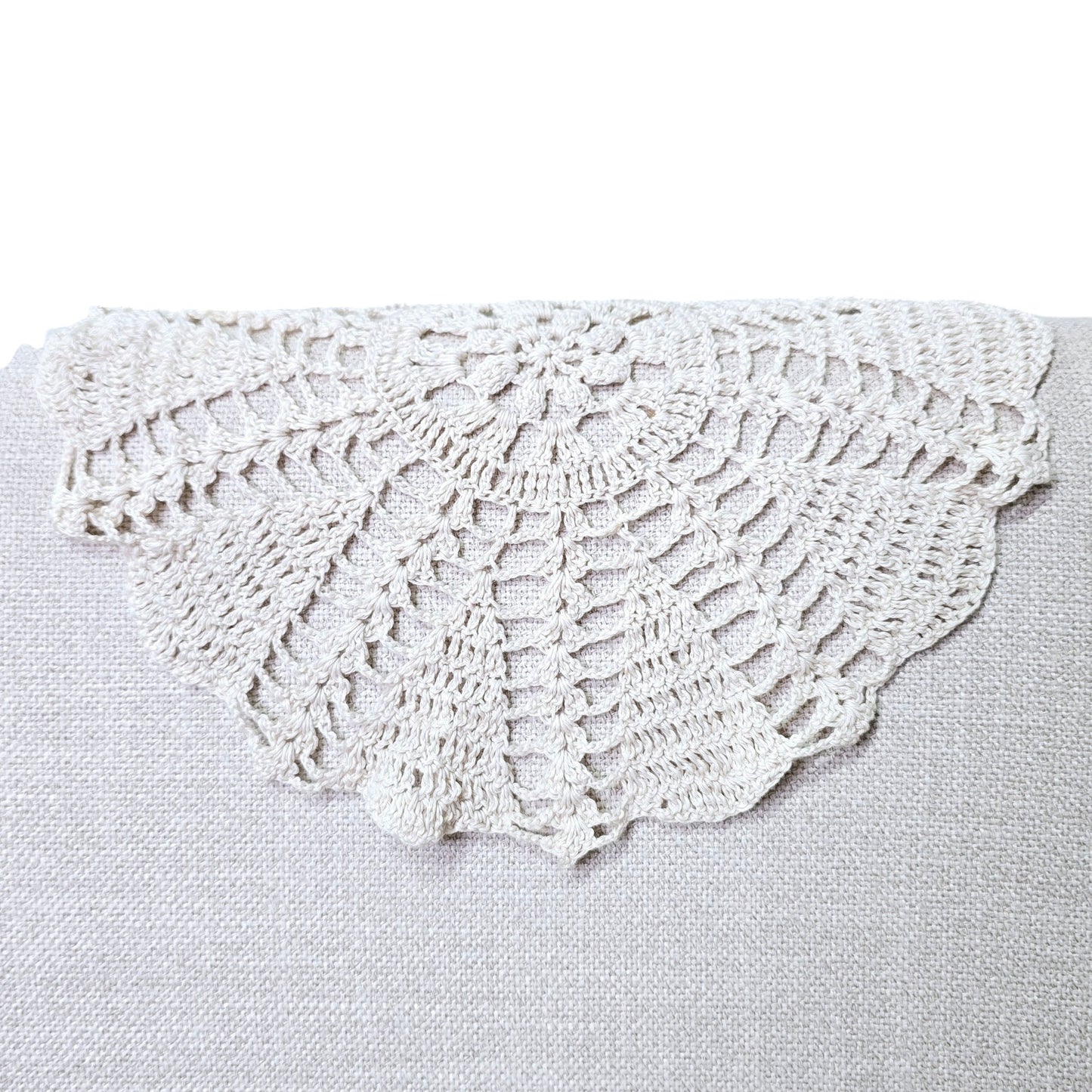 10" White Crochet Doily