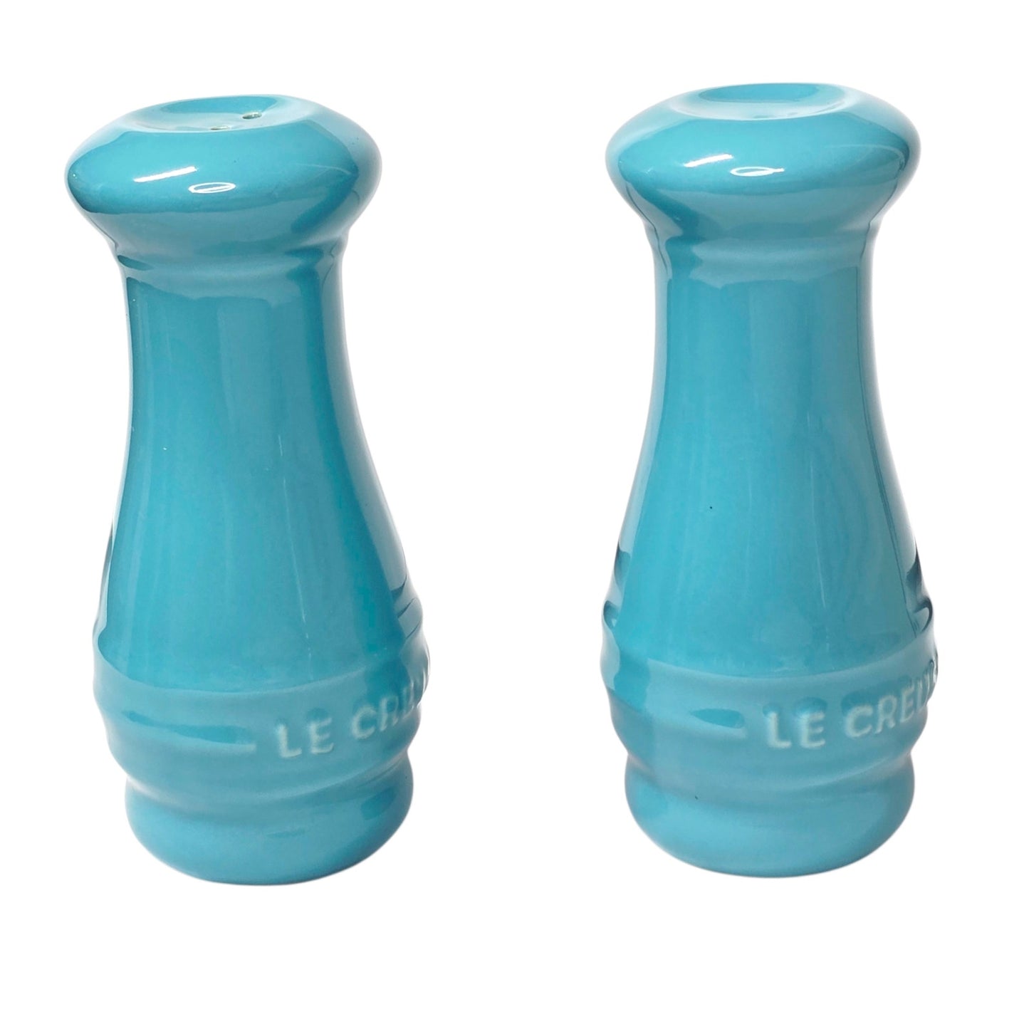 Le Creuset Salt & Pepper Shaker Set - Caribbean Blue Minimalist Collection