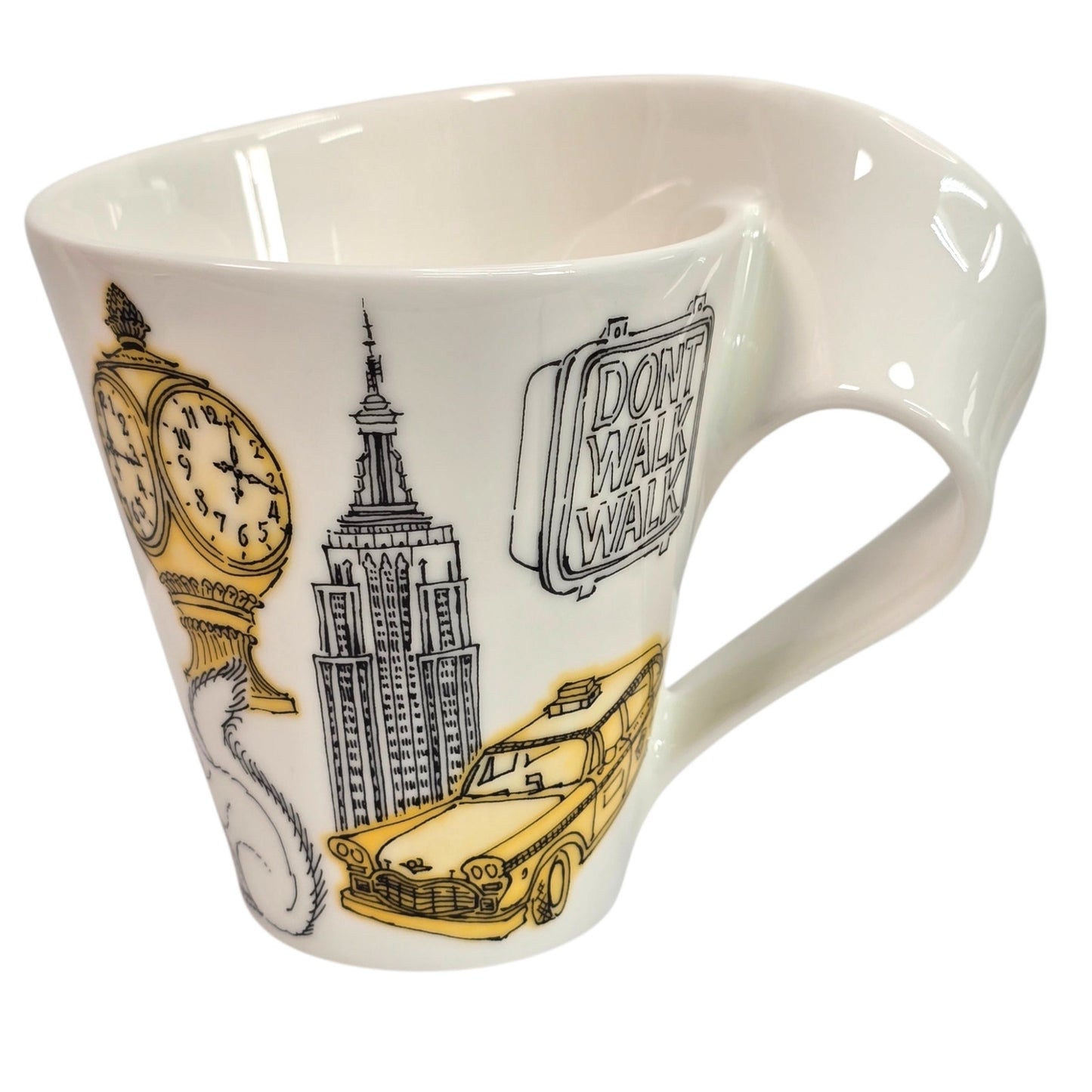 Set of 2 Villeroy & Boch New Wave Cities of the World Mugs Rome & New York