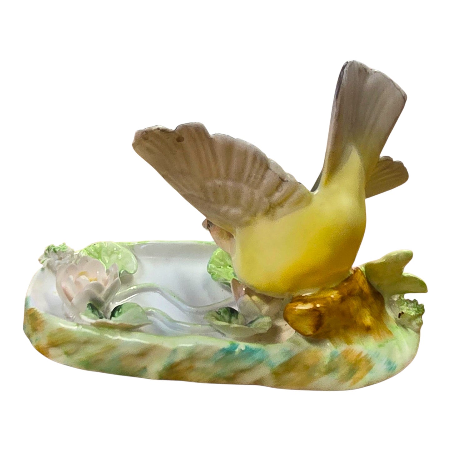 (For Customer) Vintage Erich Stauffer Porcelain Bird with “Cardinal” marking) # 8437