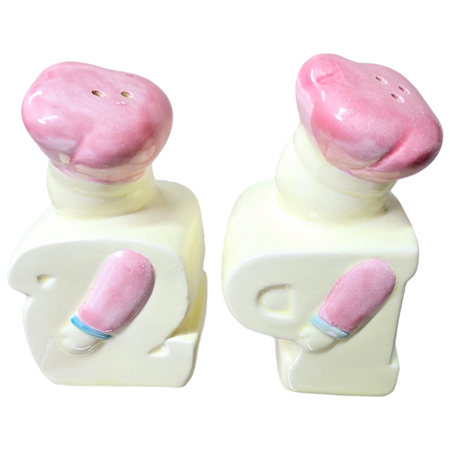 Vintage Sarsparilla Shawnee Replica Chef 1980's Salt & Pepper Shakers