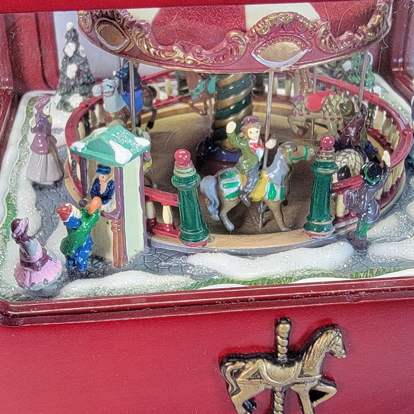 Mr. Christmas Animated Carousel Music Box, Plays "Deck The Halls"