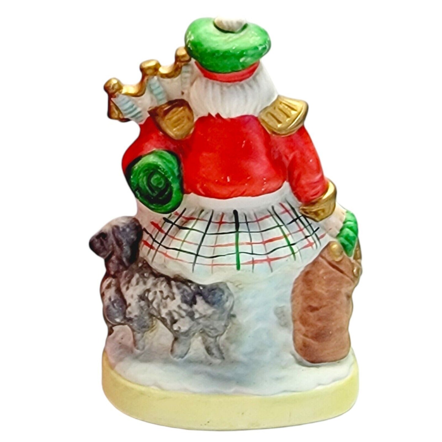 Vintage Santa's of The Nations Porcelain Figurine 1991 Scotland HandPainted FLAW