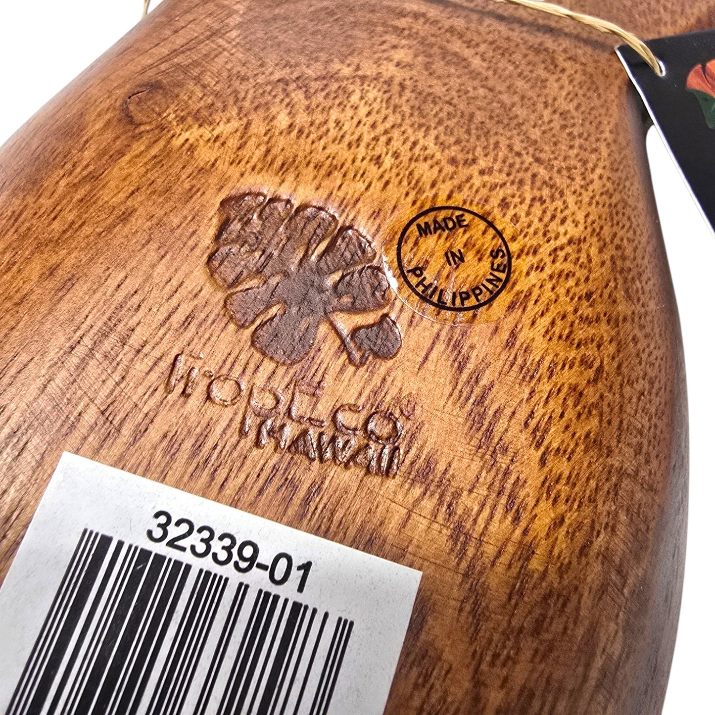 TropEco Hawaii Monkeypod Pineapple Trinket Dish NWT Wood Catch-all Tiki Rustic