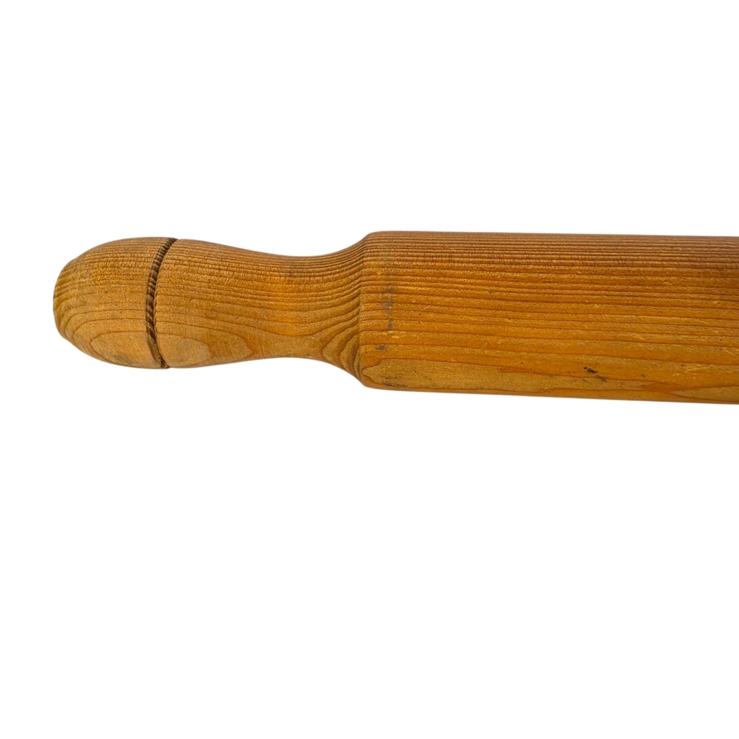 Vintage HiMark French-Style Wooden Rolling Pin Turned Wood Tapered Solid Dowel