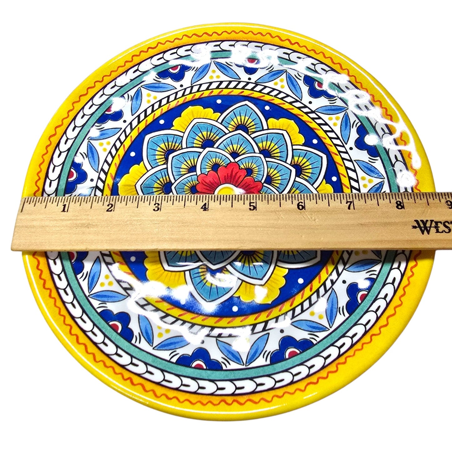 Set of 6 "Talavera by Nancy Green" Melamine Plates 9" by Certified International