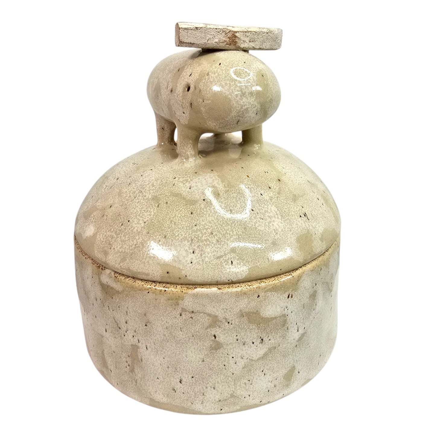Anthropologie Godeleine de Rosamel Creature Jar Pottery Trinket Vessel Whimsical