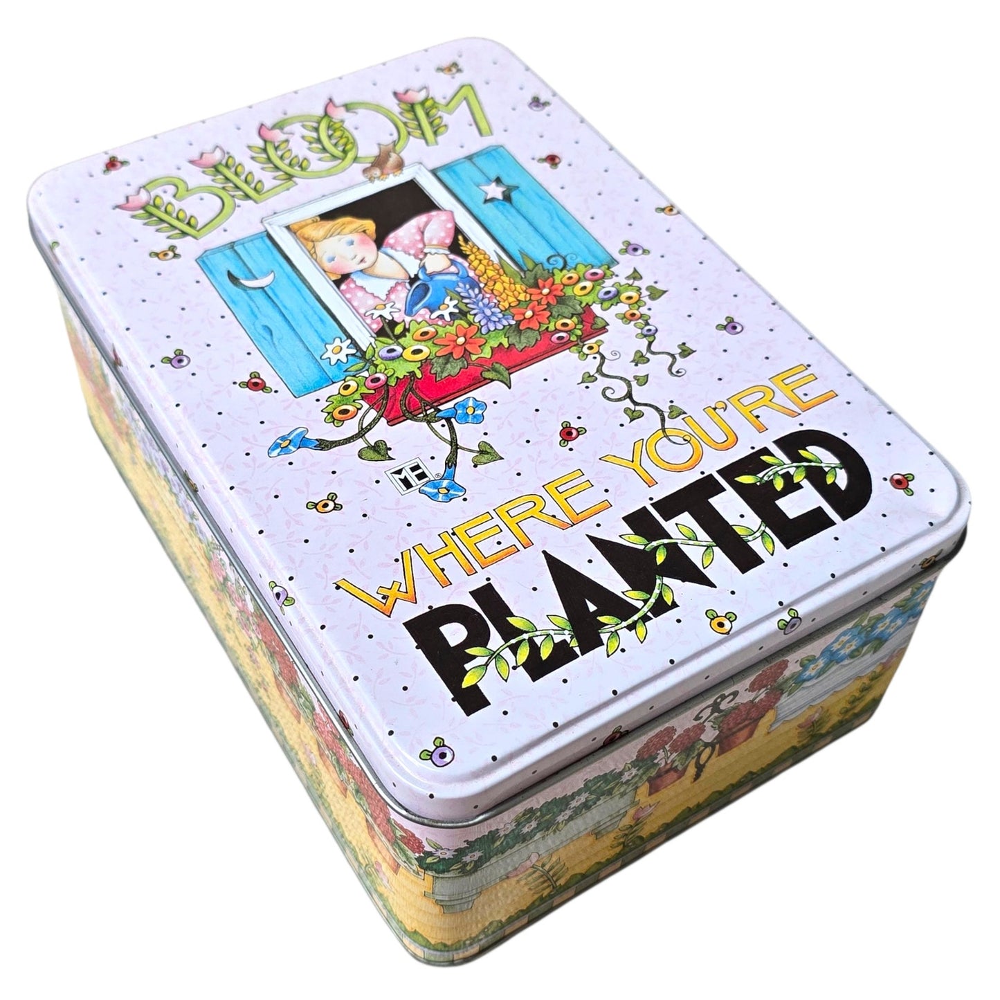 Mary Engelbreit Notepad LOT In ME Tin Box All New Giftable