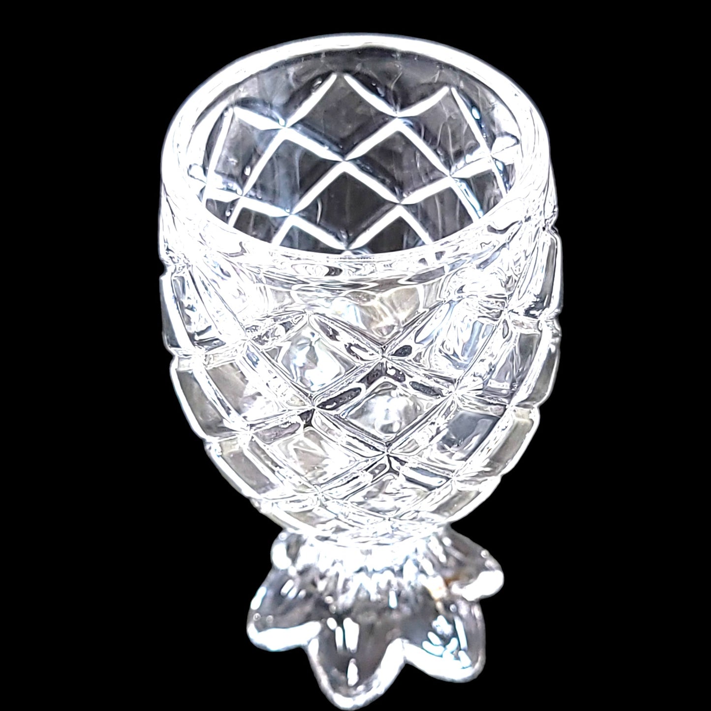 Godinger Pineapple Toothpock Holder, Godinger Pineapple Shot Glass, Crystal Toothpick Holder