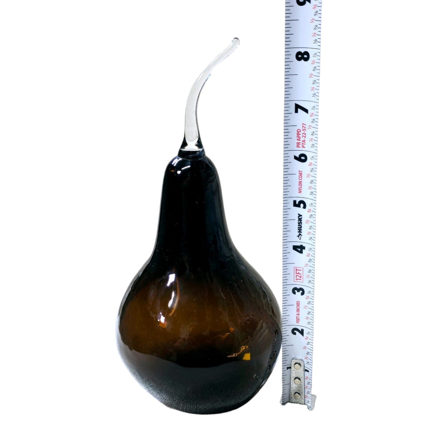 Amber Glass Pear by "Ei8hteen Karat"