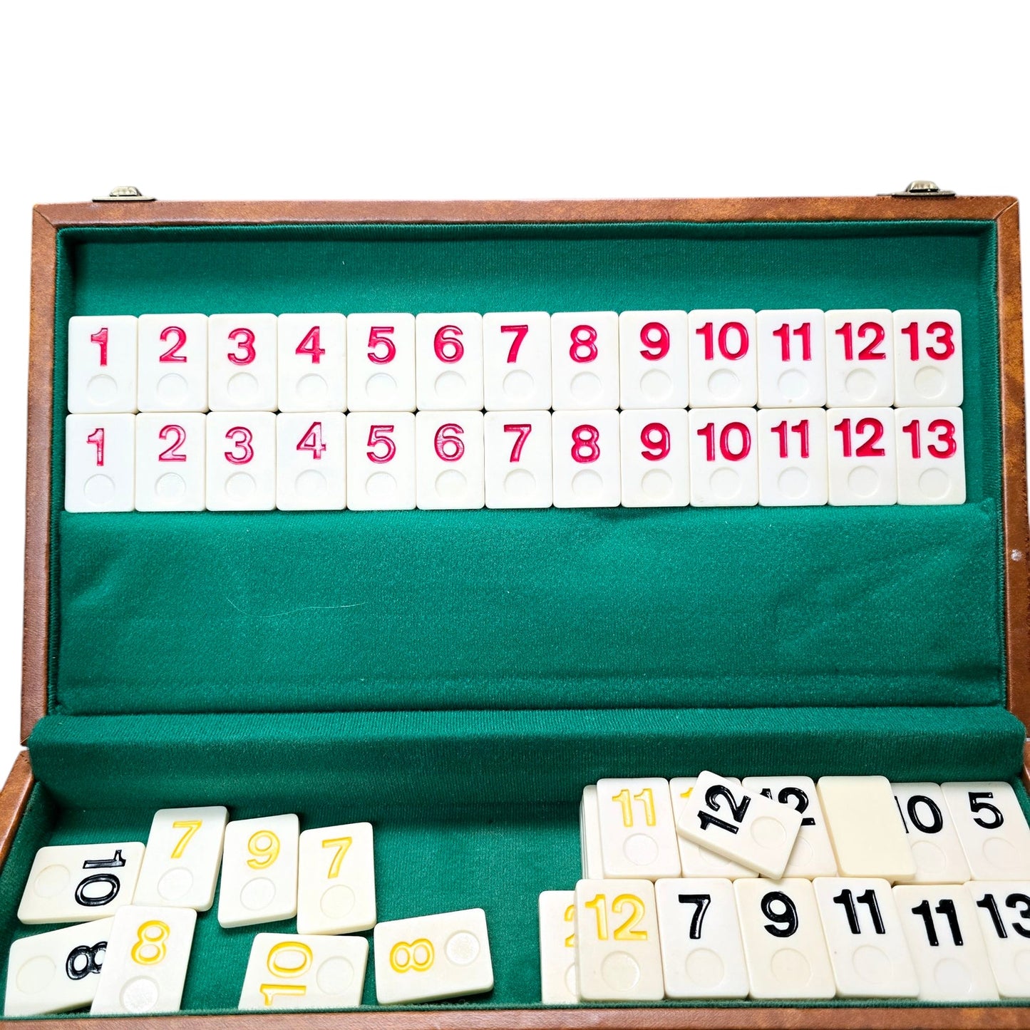 Vintage Rummikub Set in a Faux Leather Case