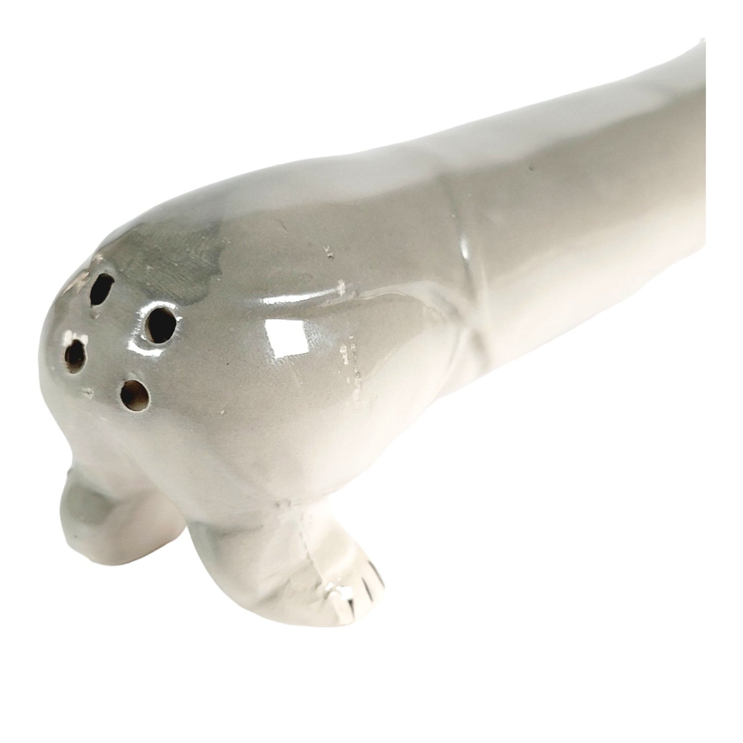 Vintage Long Rhino Double Sided Salt & Pepper by Sarsaparilla Deco Designs, 1989 Five and Dime Inc.