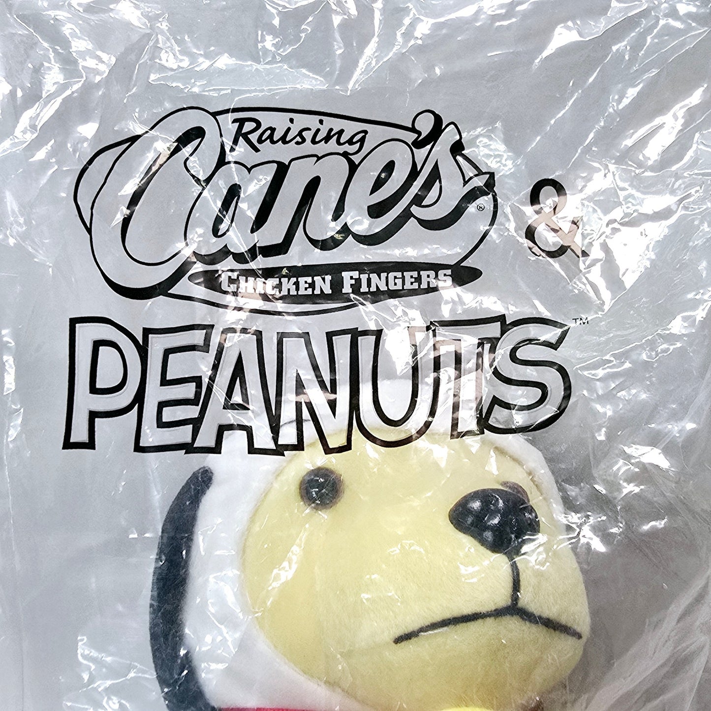 Raising Canes Peanuts Snoopy Woodstock Yellow Dog 2021 Plush Stuffed Toy NEW Plus Figurine