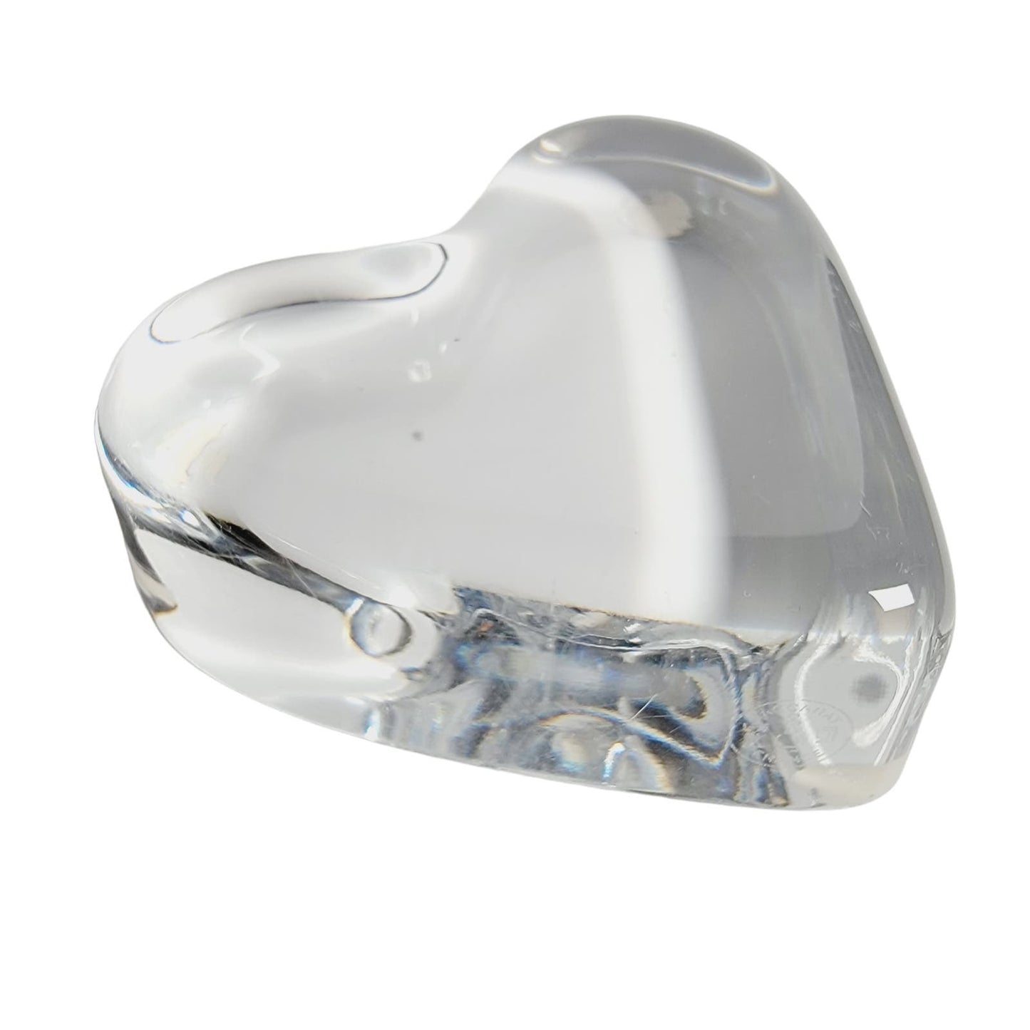 Crystal Baccarat Heart Paperweight