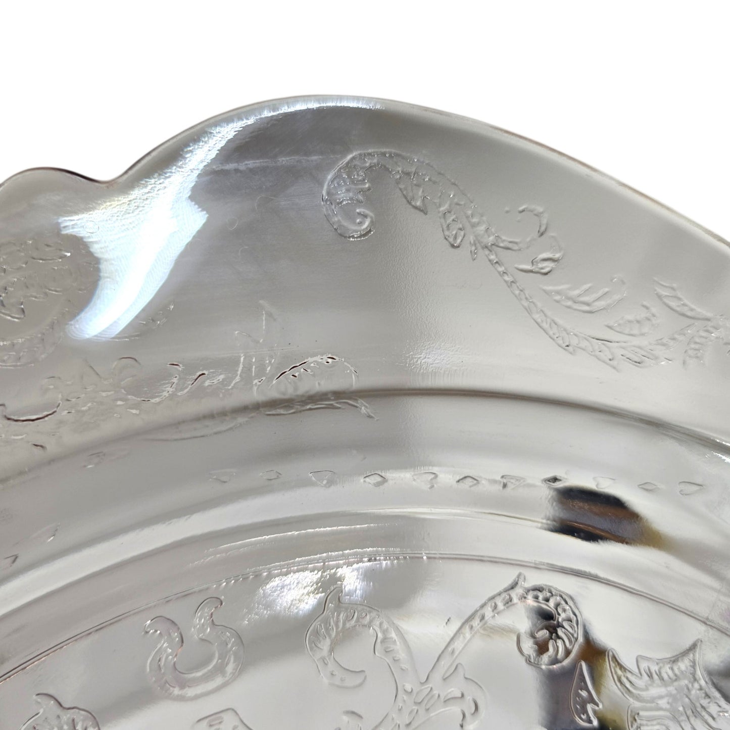 Indiana Glass Pedestal Cake Stand Pink Recollection Madrid Depression Glass