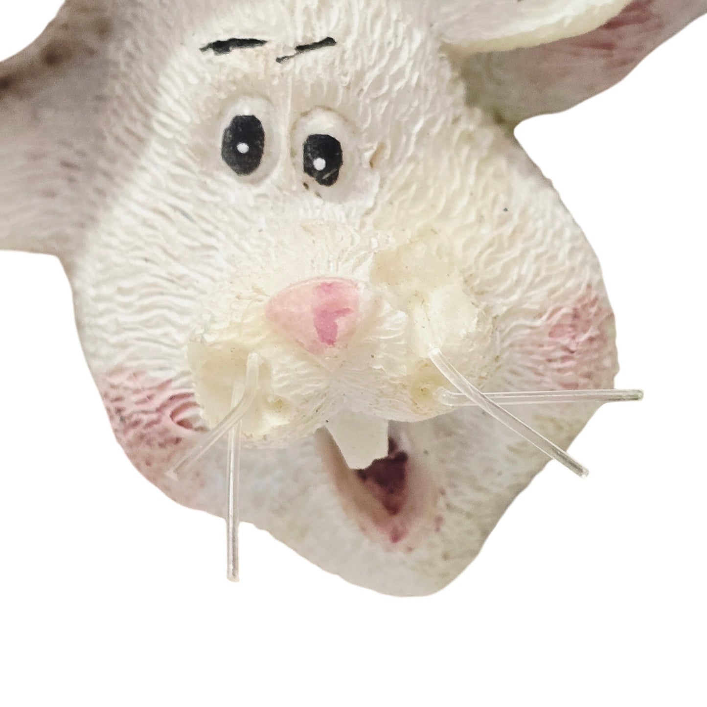 Vintage Easter Bunny Figurine Lot (6) Magic Creations 1997 Hinged & Resin