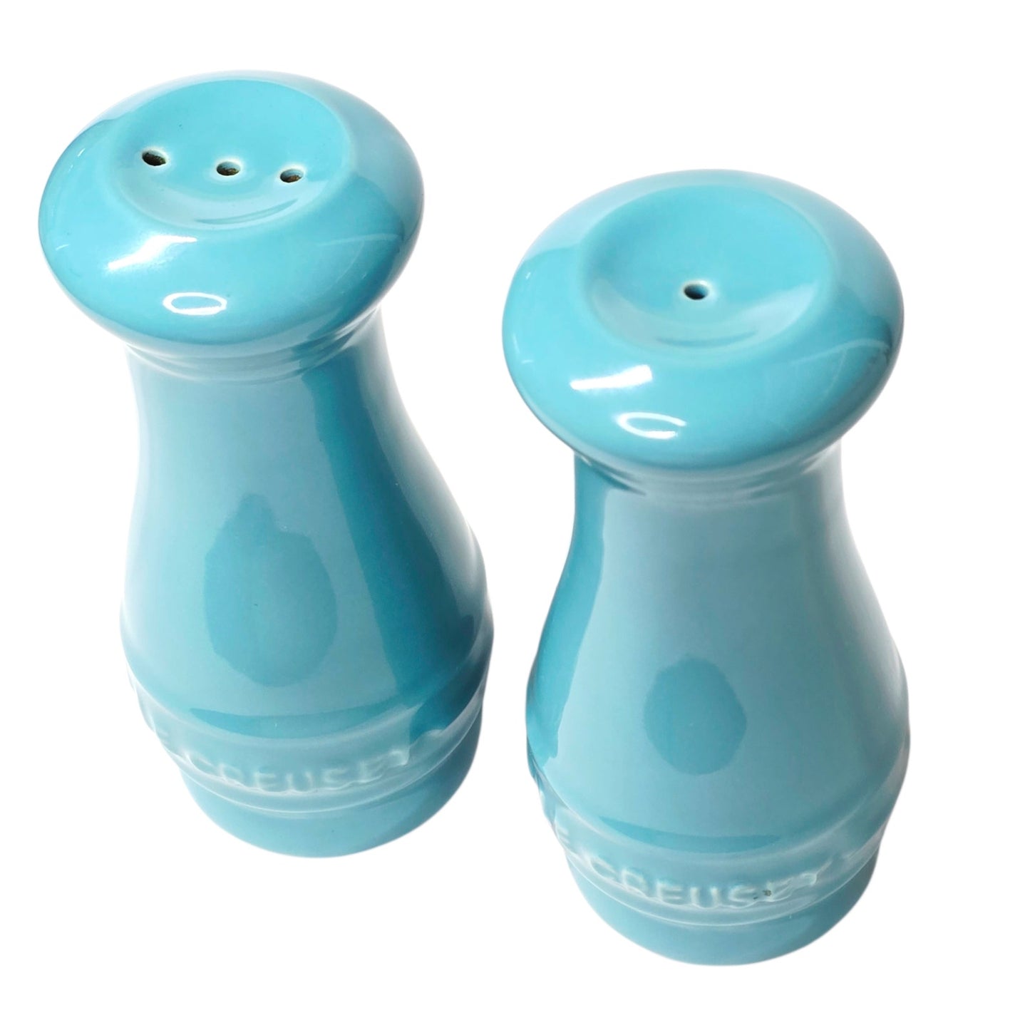Le Creuset Salt & Pepper Shaker Set - Caribbean Blue Minimalist Collection