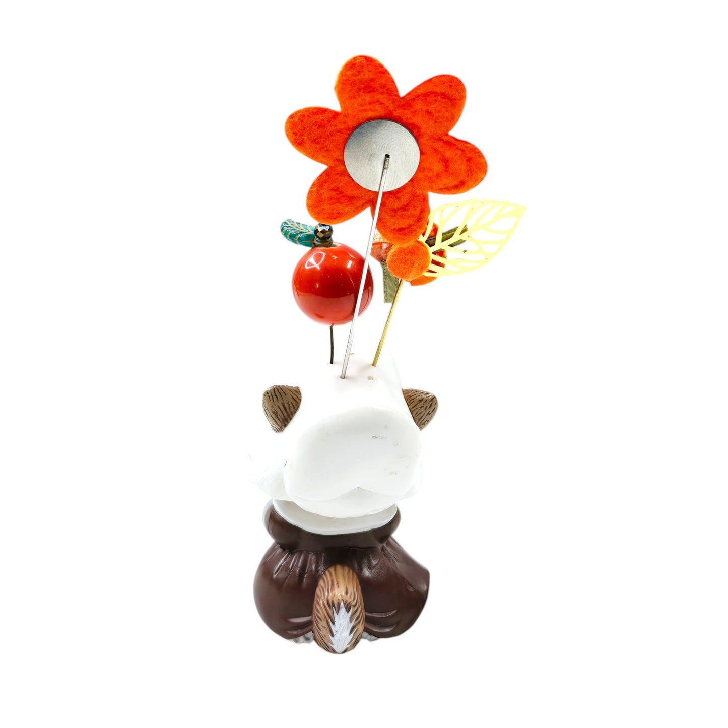 Sweet Harvest Squirrel Shaker Display with 3 Hat Pins