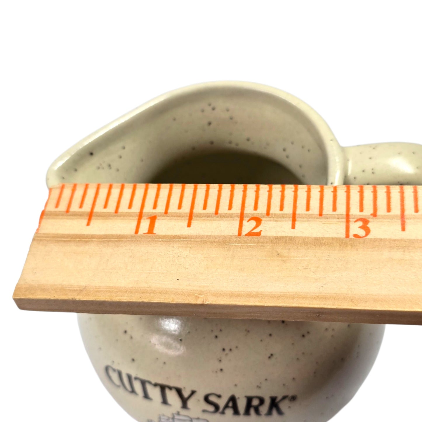 Cutty Sark Scots Whisky Ceramic Water Pitcher Vintage Barware Pub Jug