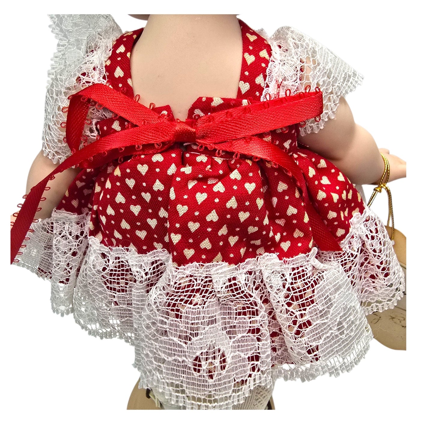 (Reserved for Customer) Fantasies in Porcelain Betty Boop Doll – 9.5" Red Lace Dress – Connie’s Dolls – Vintage