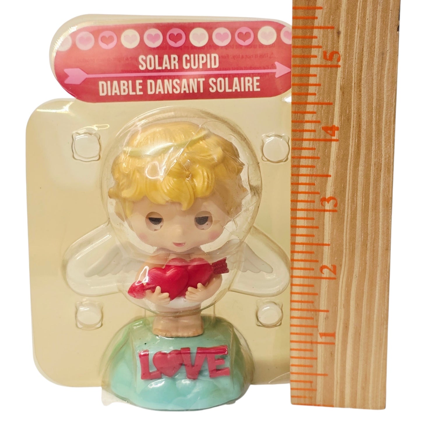 Valentine's Day Solar Dancing Toys Cupid Heart Flower Bobblehead Desktop Decor