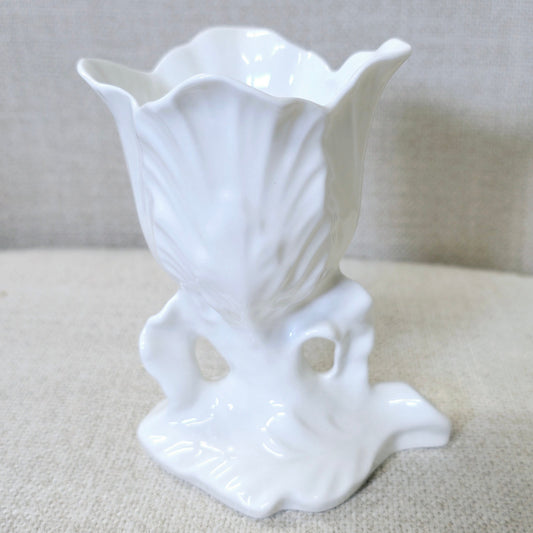 Mid Century Crown Staffordshire Tulip Posy Bone China Vase