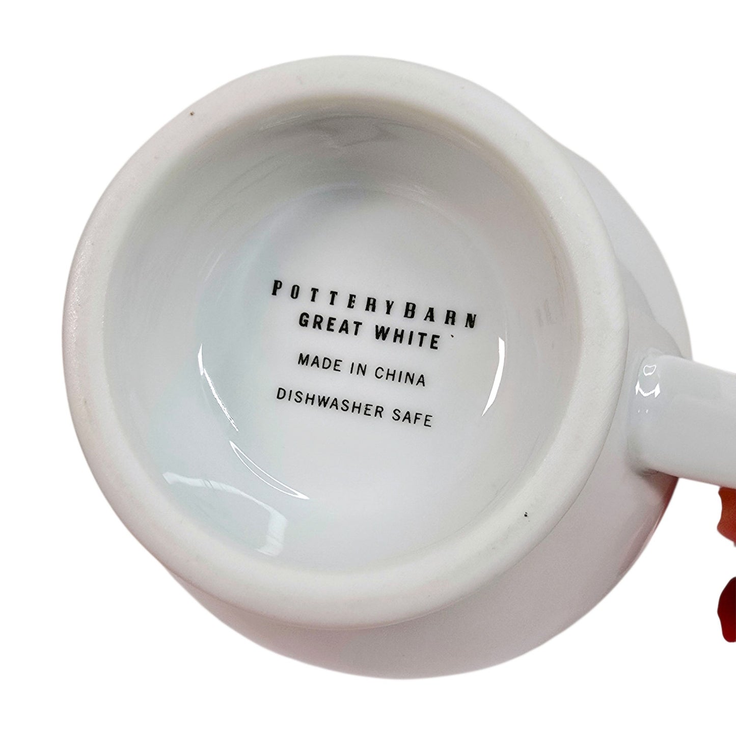 Pottery Barn Great White Creamer Small Pitcher Ceramic White Farmhouse Decor