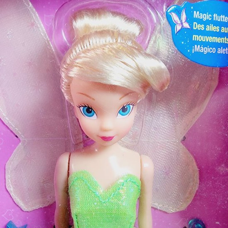 Autographed Margaret Kerry Tinker Bell Doll Box, Disney Fluttering Tinkerbell Signed