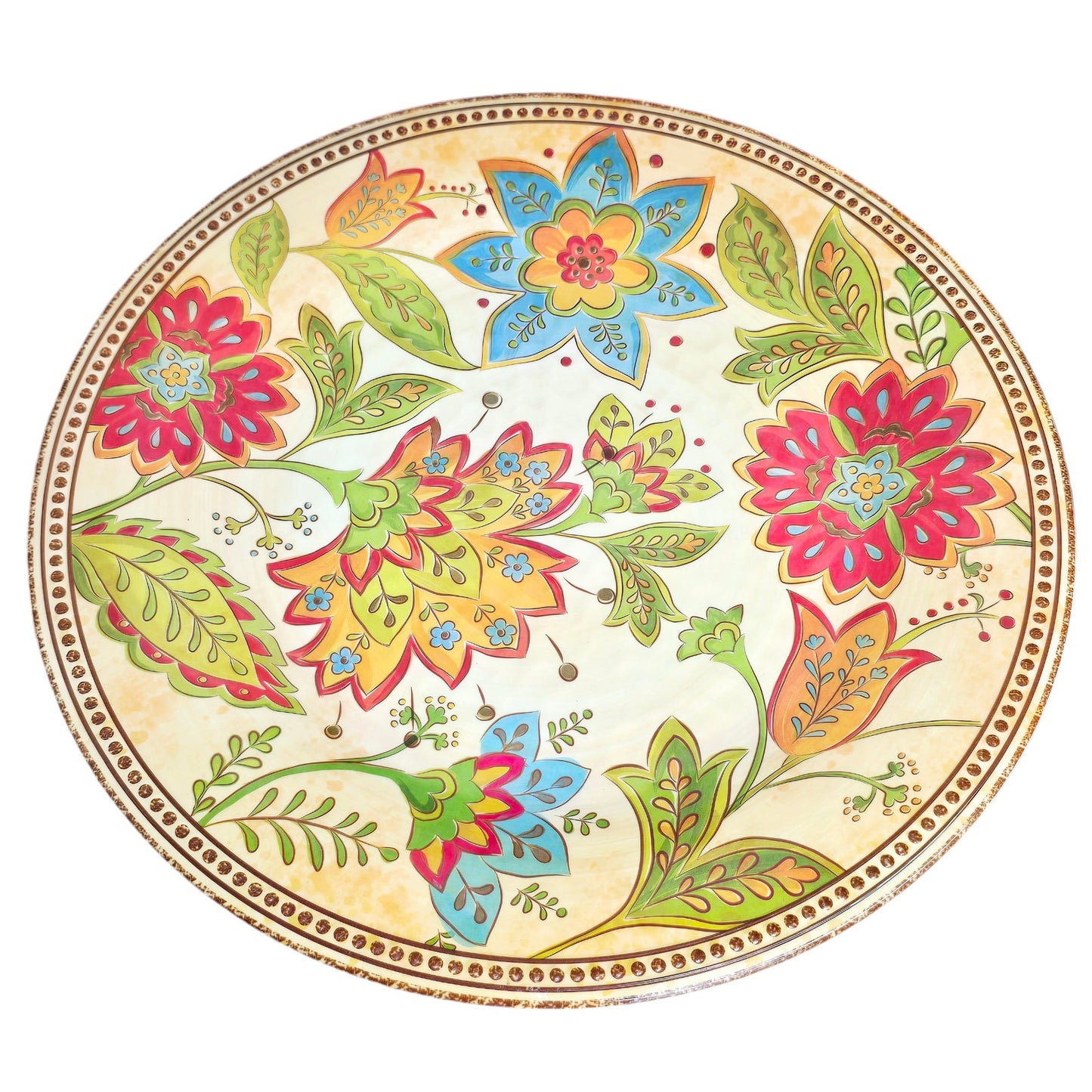 18" Large Melamine Platter, Floral Cynthia Rowley