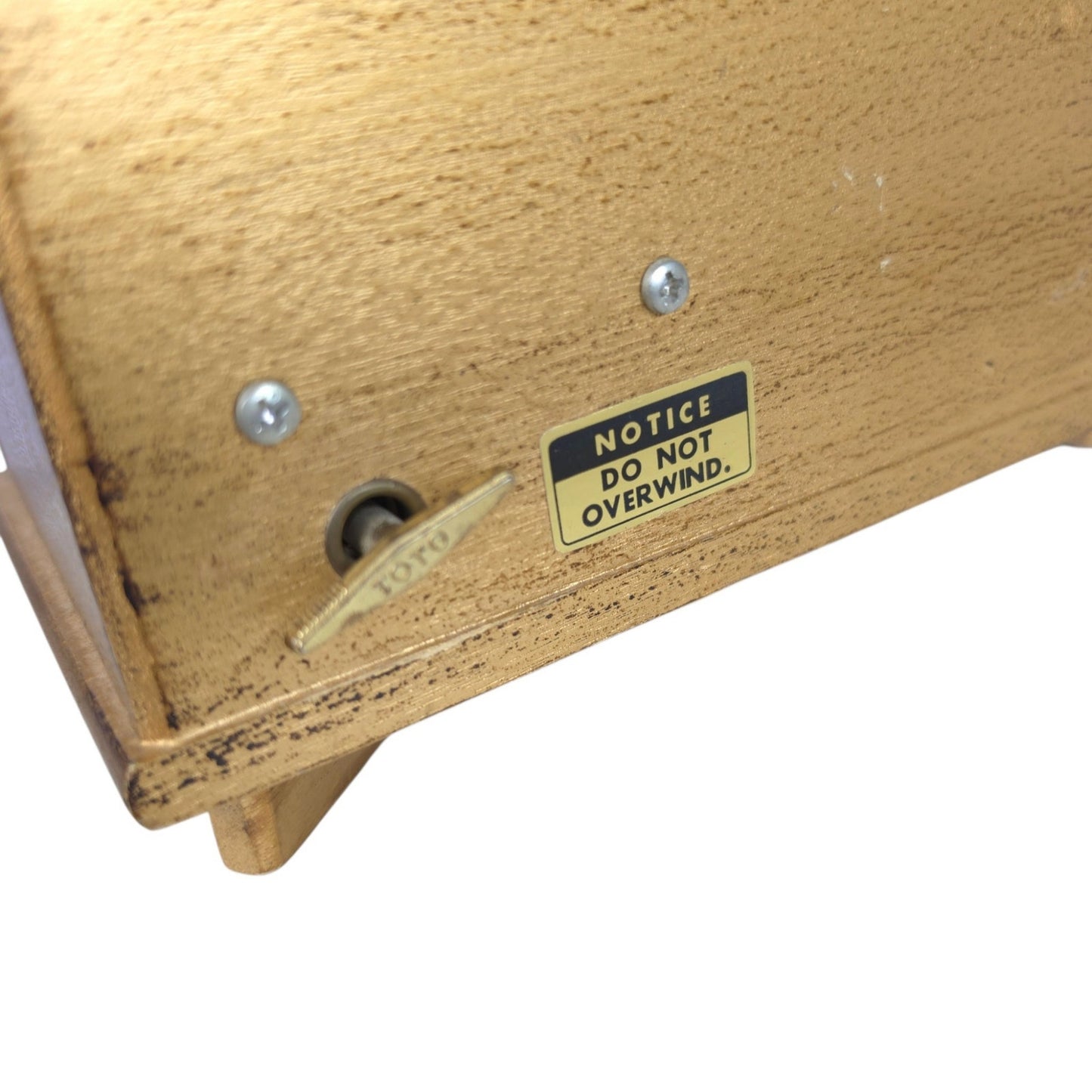 (Reserved for Customer) Vintage Florentine Wood Music Box Jewelry Box Made in Japan Plays: Green Sleeves