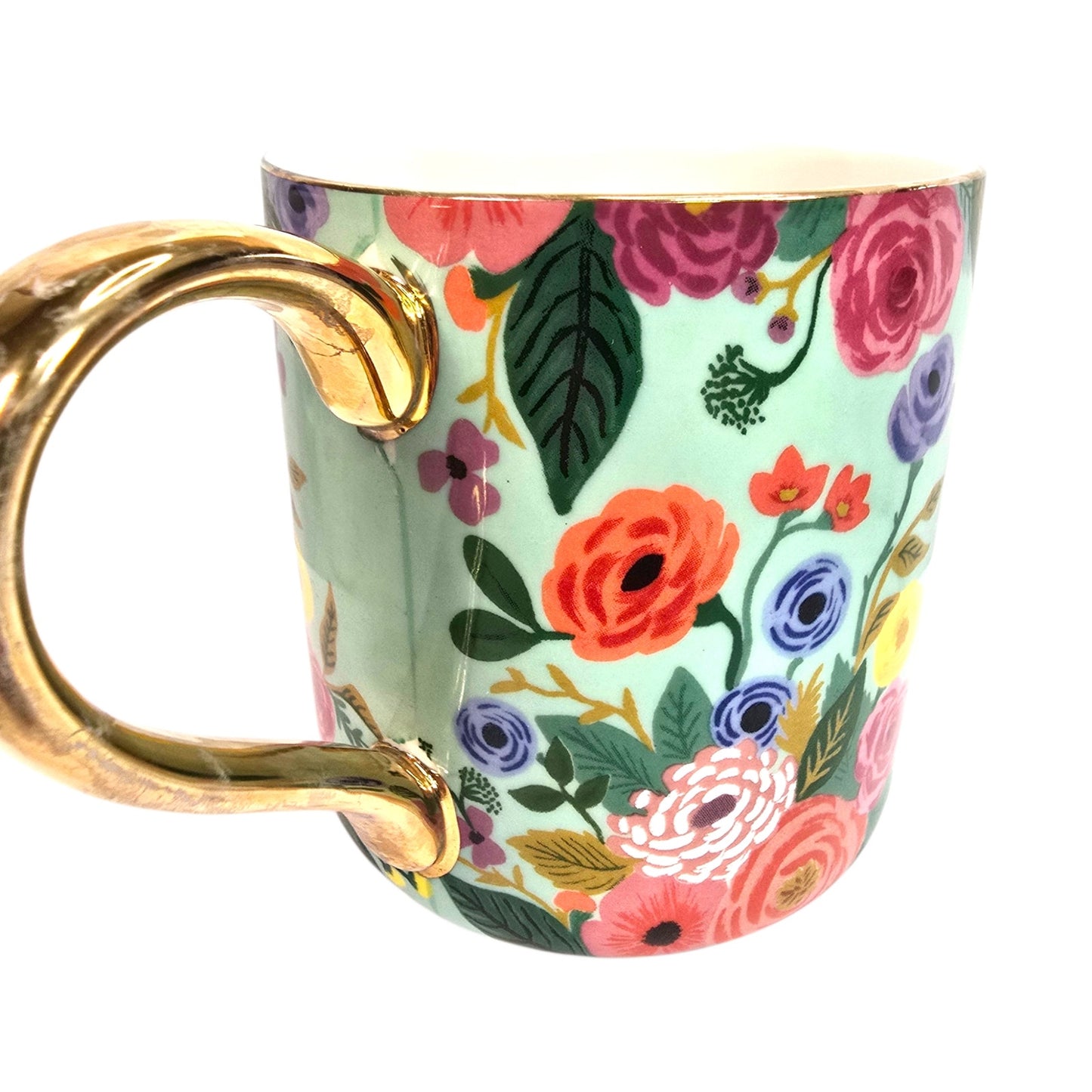 Anthropologie Rifle Paper Co Garden Party Monogram Mug Letter K Anna Bond