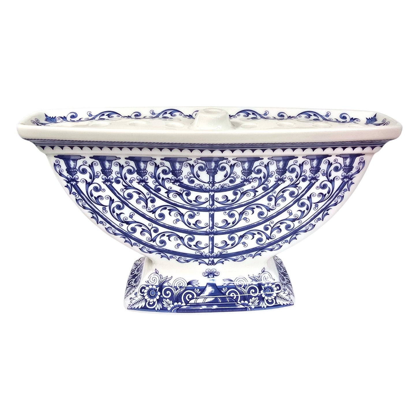 Spode "The Judaica Collection" Ceramic Hanukkah Menorah