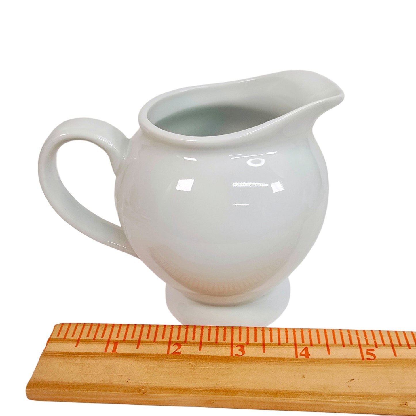 Pottery Barn Great White Creamer Small Pitcher Ceramic White Farmhouse Decor