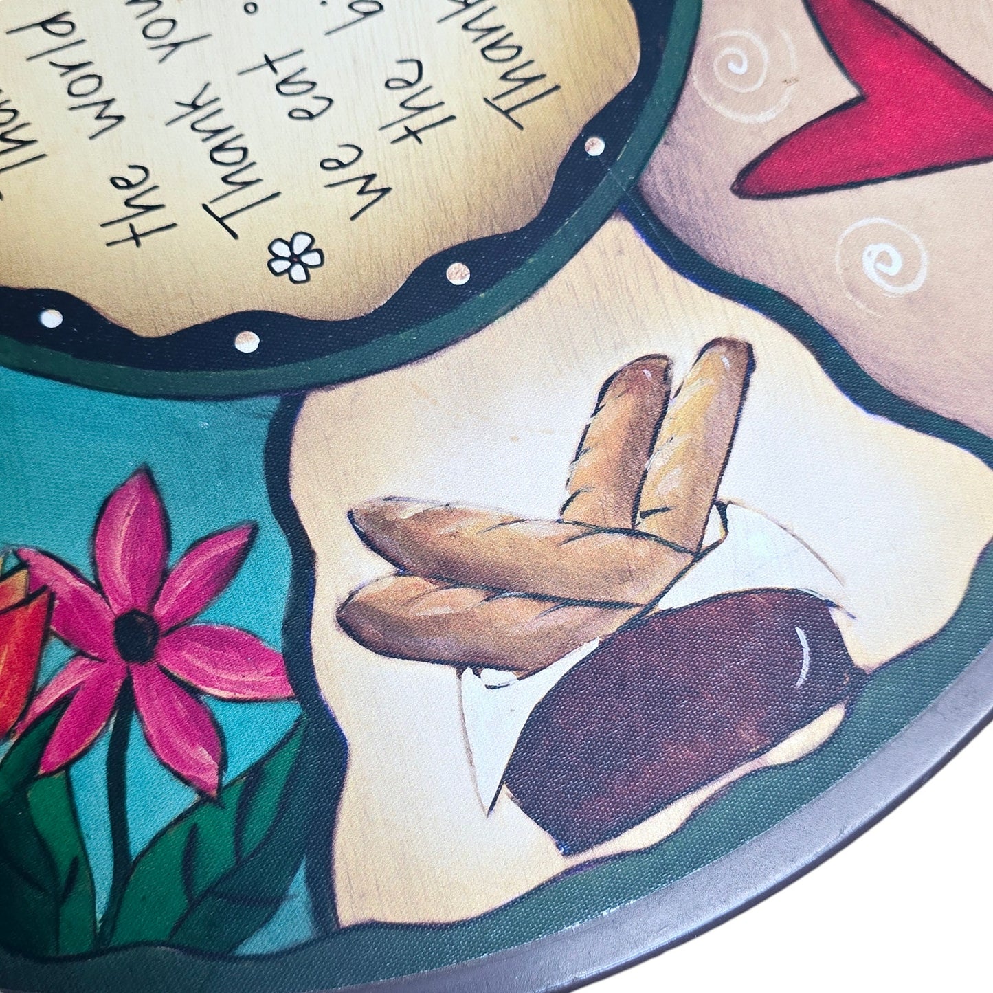 18" Lazy Susan: Thankful Prayer Harvest Table, Sweet Table Talk By Demaco 2015