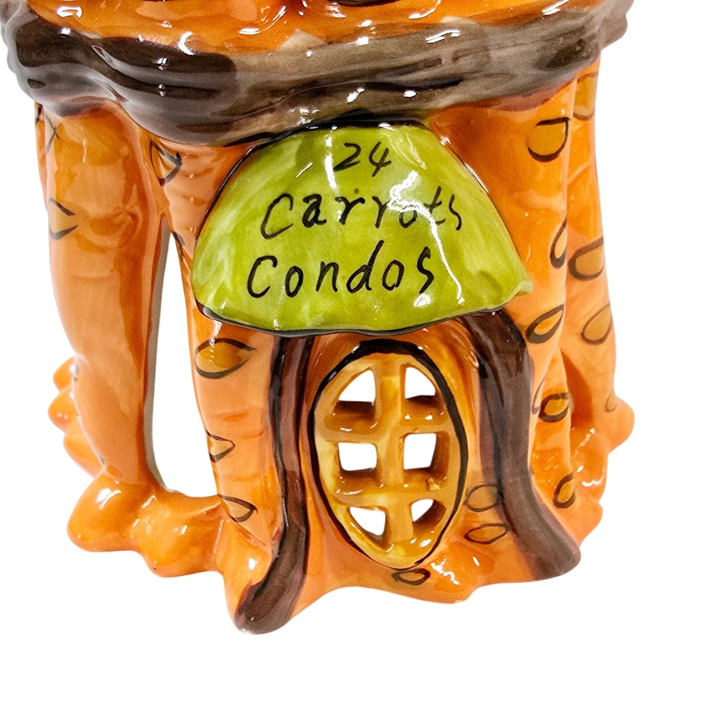 2009 Blue Sky Carrot Condos Tealight House Heather Goldminc Easter Decor