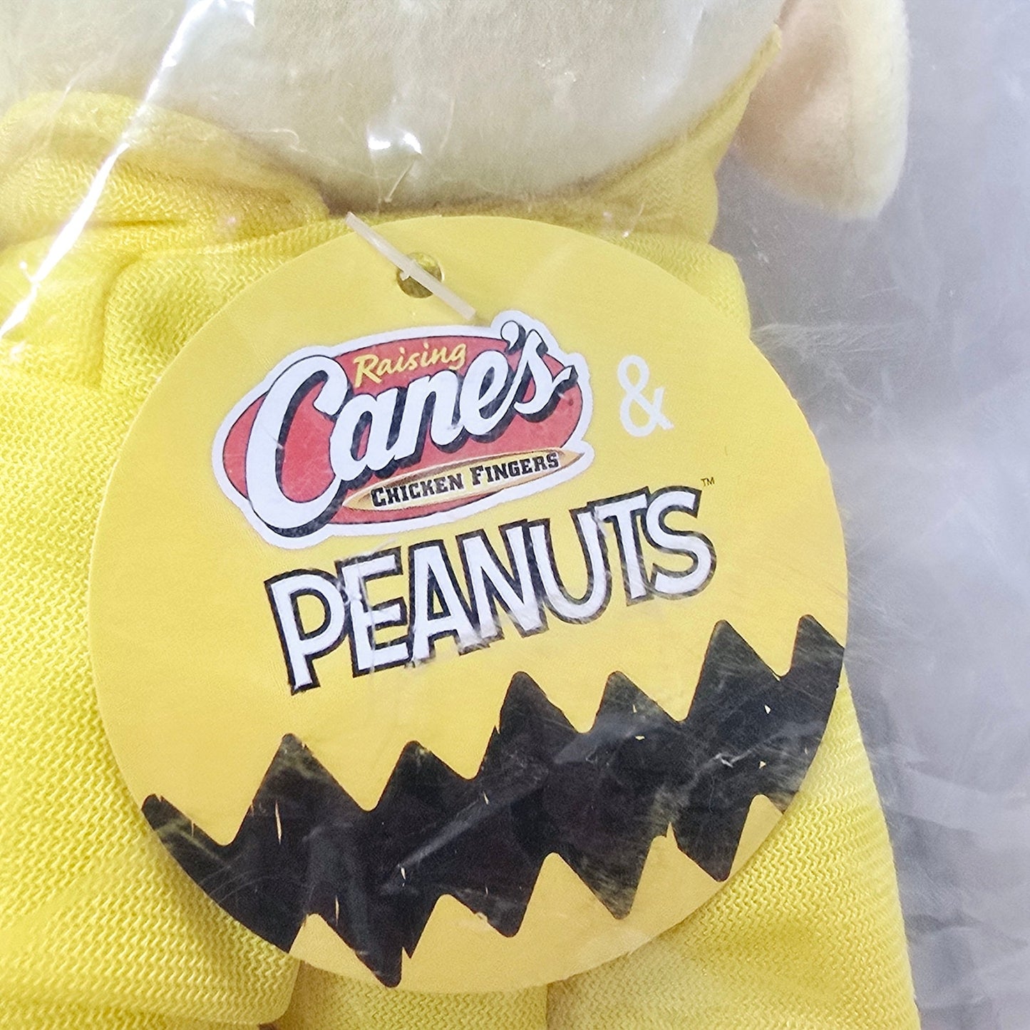 Raising Canes Charlie Brown Peanuts Dog 2021 Plush Puppy New in Package