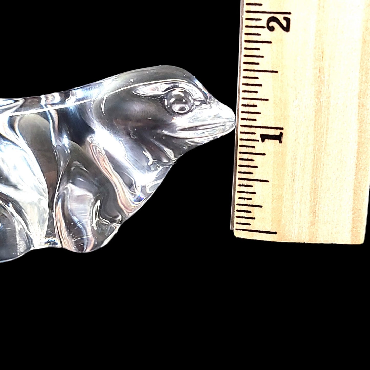 Villeroy & Bock Glass Lead Crystal Frog Paperweight