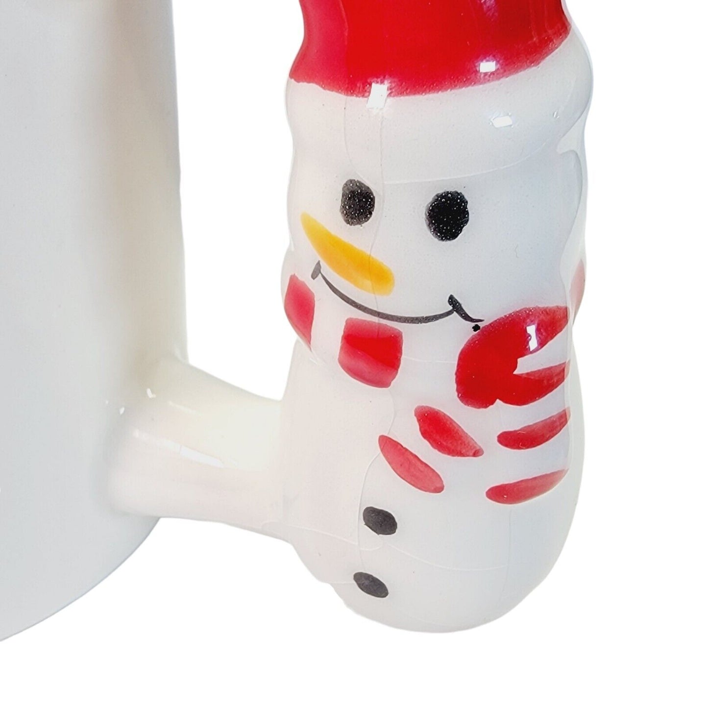 California Pantry Ceramic Christmas Mug It's Getting Hot in Here Snowman Handle