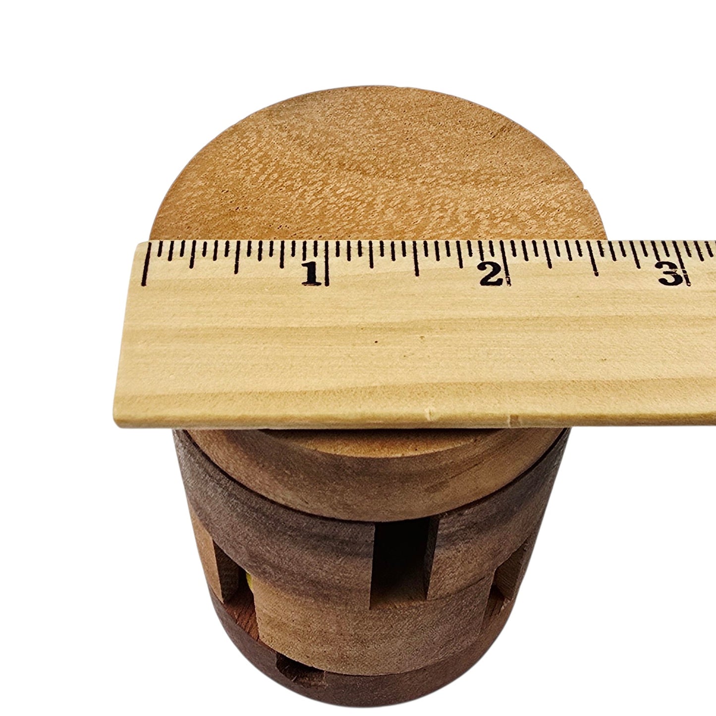 Wooden Rotating Puzzle Brain Teaser Twisting Sliding Logic Game