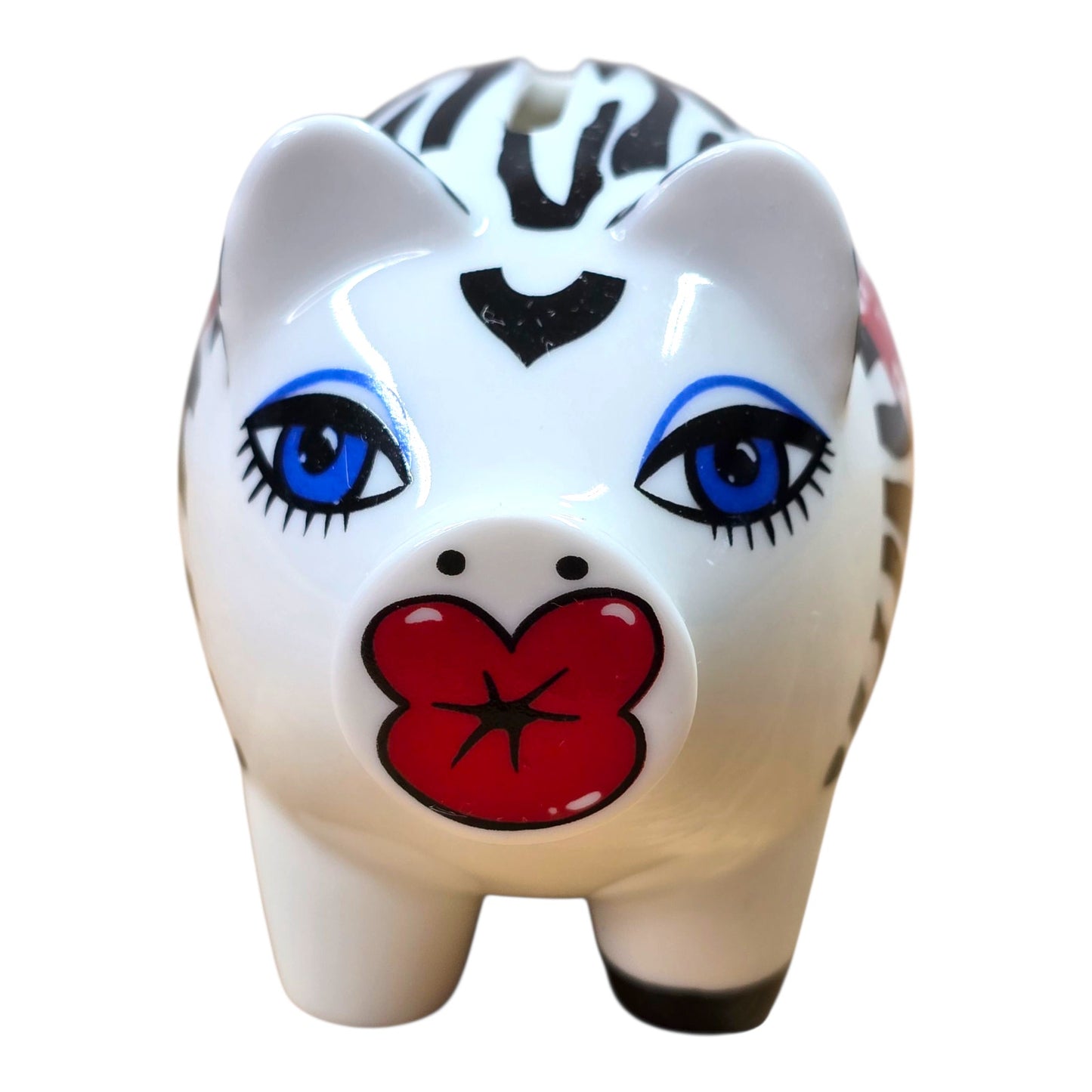 Ritzenhoff Mini Piggy Bank Zebra Stripes Petra Peschkes “Give It To Me Baby”